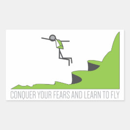 Rectangular Pegatina de Salto de B.A.S.E.