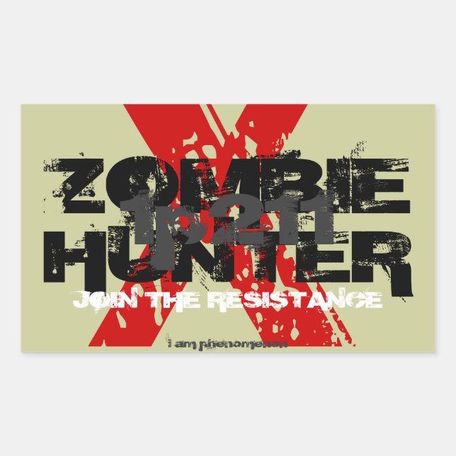 Rectangular Pegatina DE SIN WORLD (Anverso)