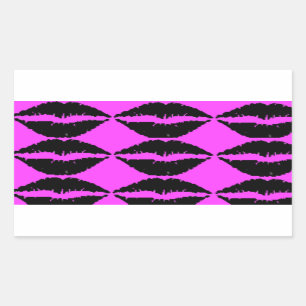 Rectangular Pegatina del cuello del frasco