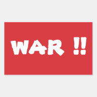 PEGATINA del Rótulo STOP War Stop