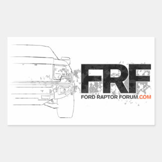 Rectangular PEGATINA FRF Grunge