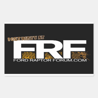 Rectangular PEGATINA FRF Mud Tread