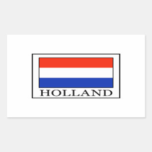 Rectangular Pegatina Holland