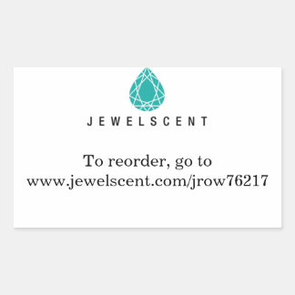 Rectangular Pegatina JewelScent