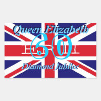 Pegatina Jubilee de la Reina Elizabeth Diamond