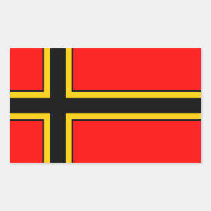 Rectangular Pegatina MER de nosotros bandera