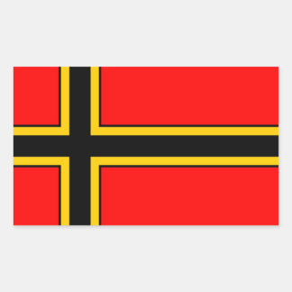 Rectangular Pegatina MER de nosotros bandera