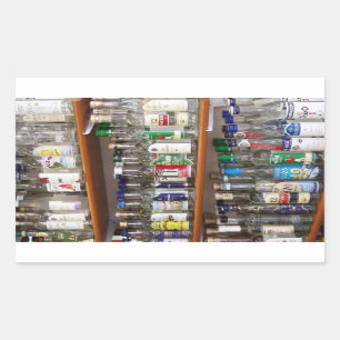 Rectangular Pegatina Ouzo