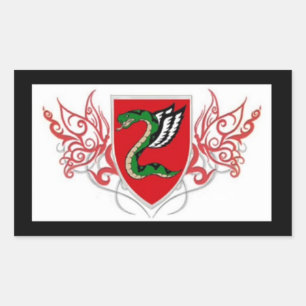 Rectangular PEGATINA Paracaidista de las FDI