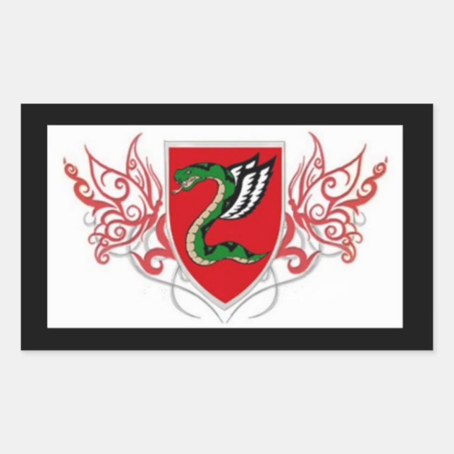 Rectangular PEGATINA Paracaidista de las FDI (Anverso)