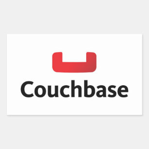 Rectangular Pegatina portátil Couchbase