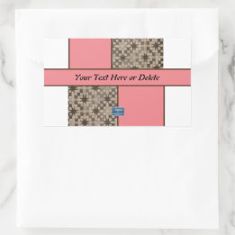 Rectangular Pegatina Rec. (Peach LED S.C.C.) RFPMDesigns ©️ 20