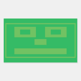 Rectangular Pegatina Rectanglely