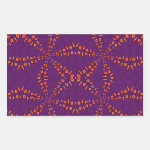 Rectangular Pegatina Rectángulo de Fyre Trybe