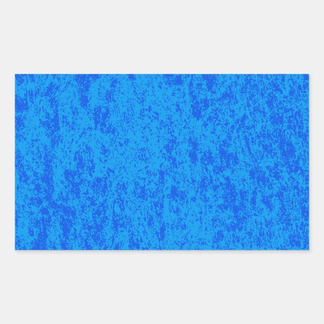 Rectangular Pegatina Rectángulo de Marble Azul (Anverso)