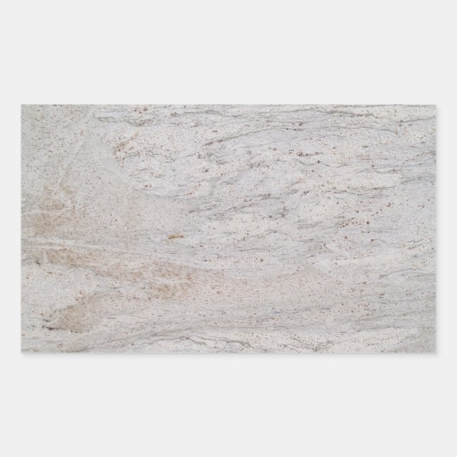 Rectangular Pegatina Rectángulo de Mármol Blanco (Anverso)