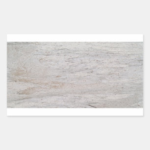 Rectangular Pegatina Rectángulo de Mármol Blanco