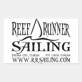 Rectangular Pegatina RRS con sitio web