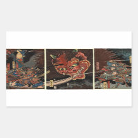 Pegatina SAMURAI JAPONÉS