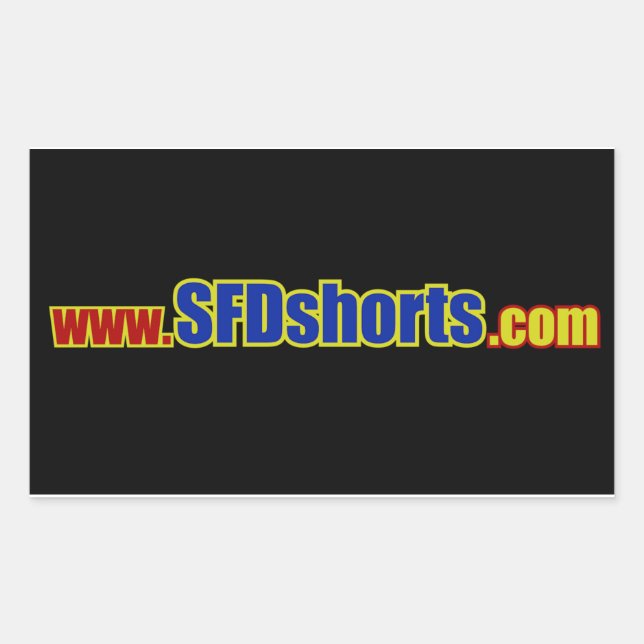 Rectangular Pegatina SFD (Anverso)