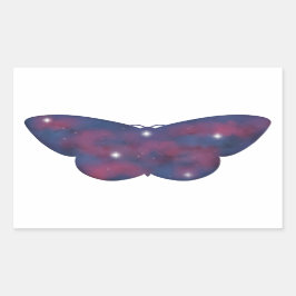 Rectangular Pegatina Starscape Dark Moth
