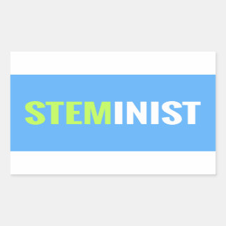 Rectangular PEGATINA STEMinist - Rectángulo