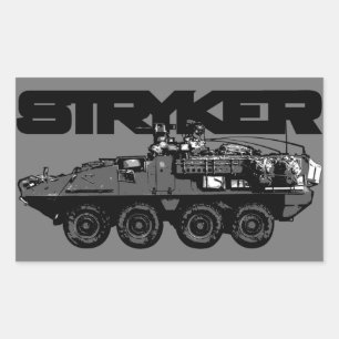 Rectangular Pegatina Stryker