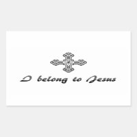 Pertenezco a Jesús Pegatina