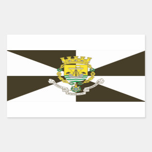 Rectangular Portugal, pegatina Bandeira de Lisboa de la