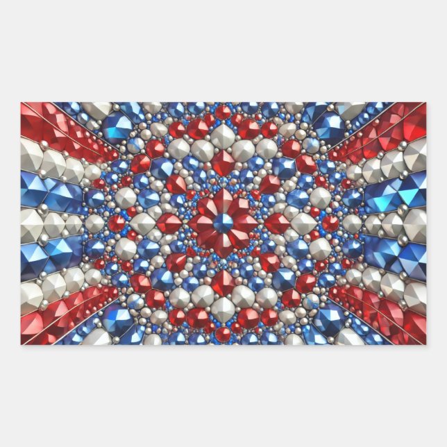 Rectangular Rectangle pegatina con colores holandeses (Anverso)