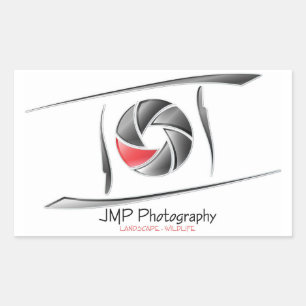 Rectangular Rectángulo del pegatina de fotografía de JMP