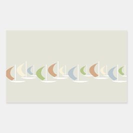 Rectangular Regatta pegatina