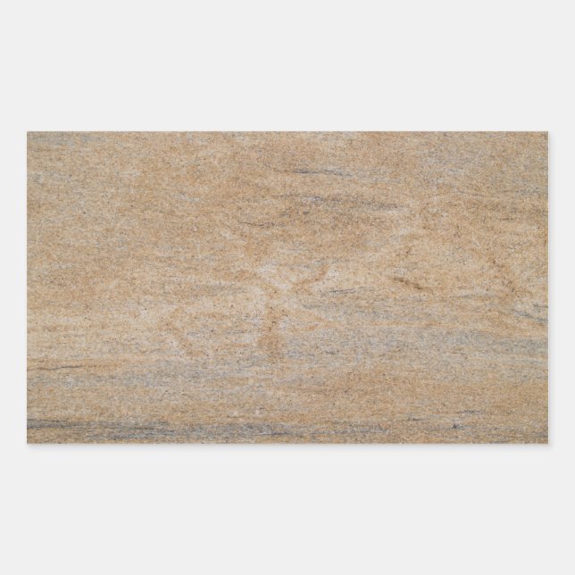 Rectangular Rusty Brown Marble Rectangle Pegatina (Anverso)