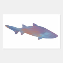 Shark Under the Ocean Surface Pegatina
