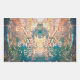 Rectangular Todo está revelando perfectamente - al pegatina