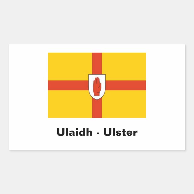 Rectangular Ulster - Pegatina (Anverso)