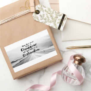 Rectangular Wanderlust Magic Pegatina