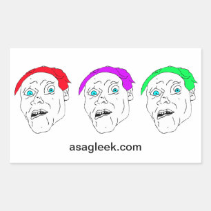 Rectangular WEIRD BOYZ Pegatina