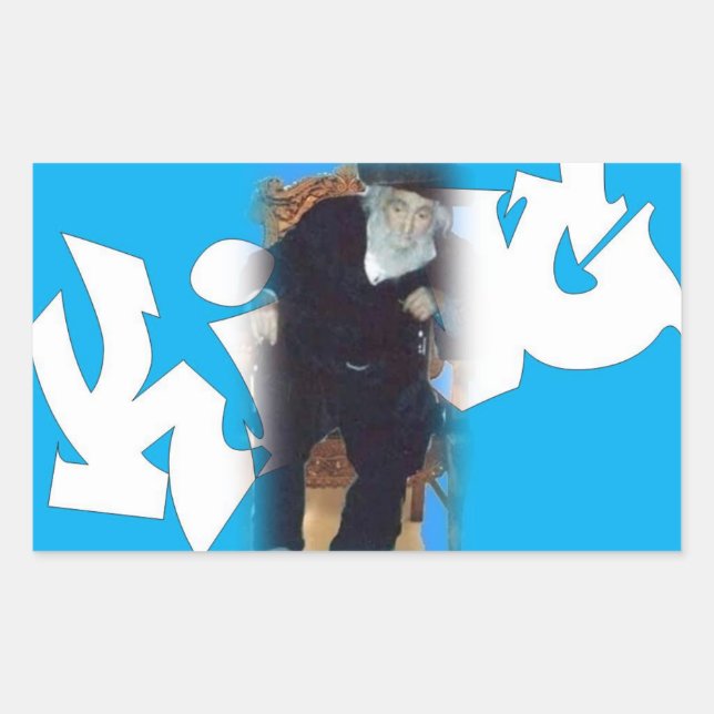 Rectángulo de Saba King Pegatina (Anverso)