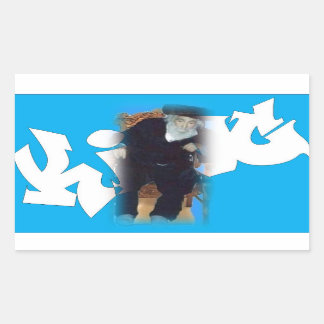 Rectángulo de Saba King Pegatina