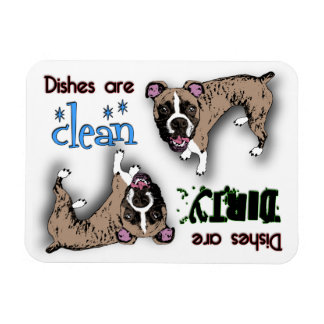 Rectángulo del Boxeador Imán del Lavavajillas