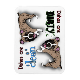 Rectángulo del Boxeador Imán del Lavavajillas