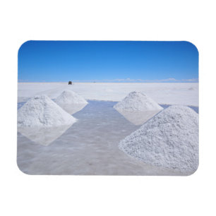 Rectángulo del imán de los planos de la sal de