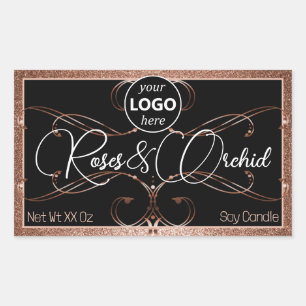 Rectángulo del logotipo de las etiquetas de produc