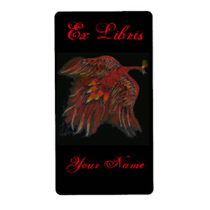 Rectángulo del Pegatina de la placa del libro de F