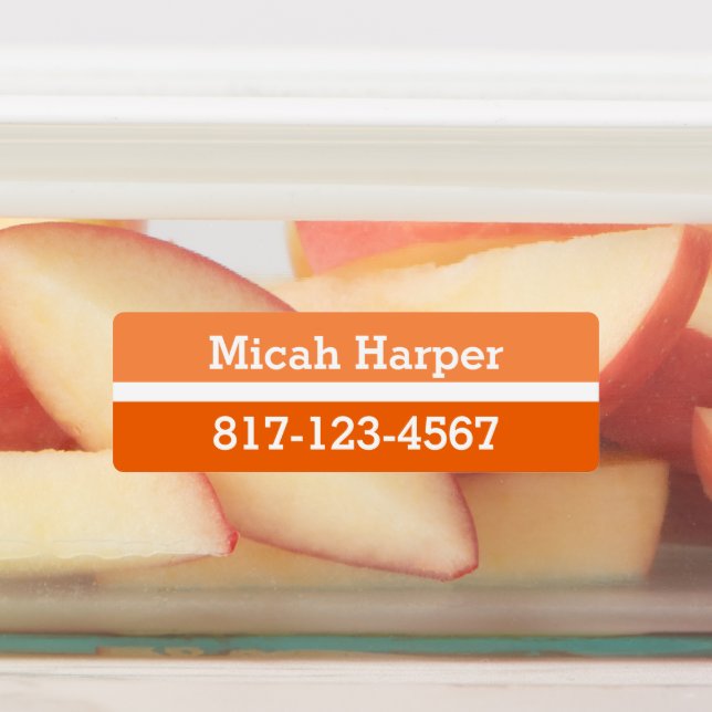 Rectángulo medio de etiqueta adhesiva de bloque de (Fijada)