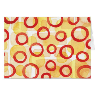 Rectángulos anaranjados con los círculos rojos de