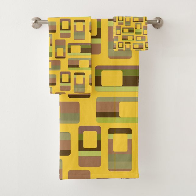 Rectángulos rayados de oro (In situ)