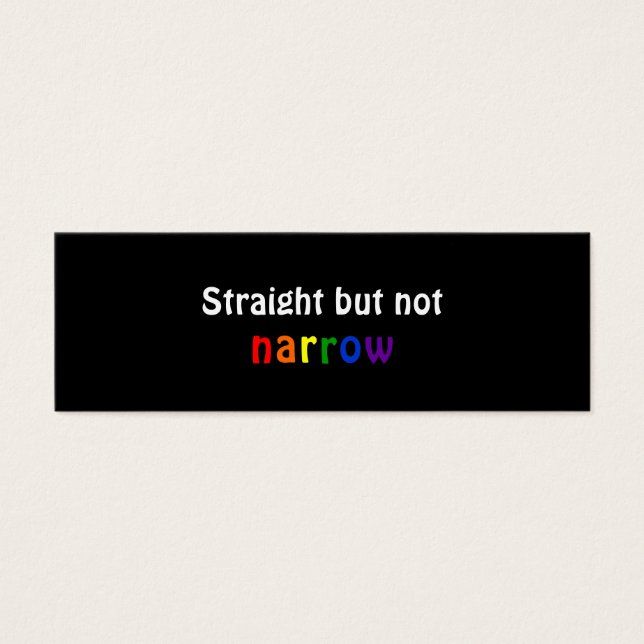 Recto pero no estrecho (marcador, oscuro) (Frente)