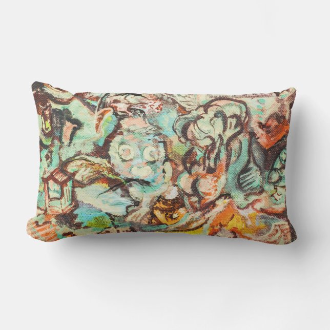 Recubrimiento de pintura original de almohada lumb (Anverso)